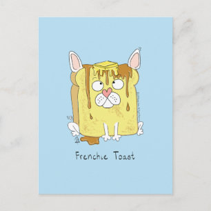 Fransk Bulldog Frenchie Hund Funny Vykort