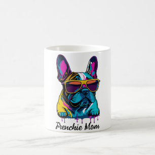 Fransk Bulldog Frenchie Hund Mamma Mors dag Gift Kaffemugg