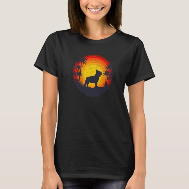 Fransk Bulldog Frenchie Hundras 15 T Shirt (Framsida)