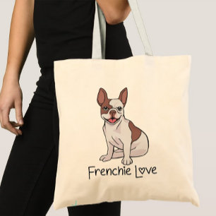 Fransk Bulldog Frenchie Mamma Hund älskare Pappa P Tygkasse