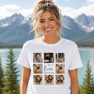 Fransk Bulldog frenchie mamma mor fotokollage T Shirt