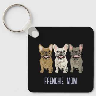 Fransk Bulldog, Frenchie Mamma Nyckelring
