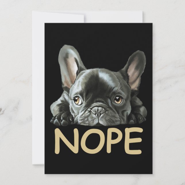 Fransk Bulldog | Frenchie Nope Gifts (Framsida)