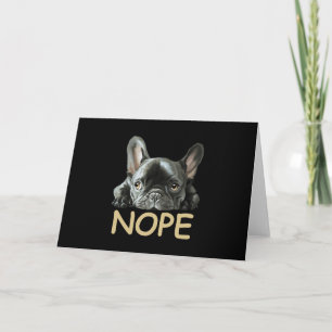 Fransk Bulldog Frenchie Nope Gifts Inbjudan