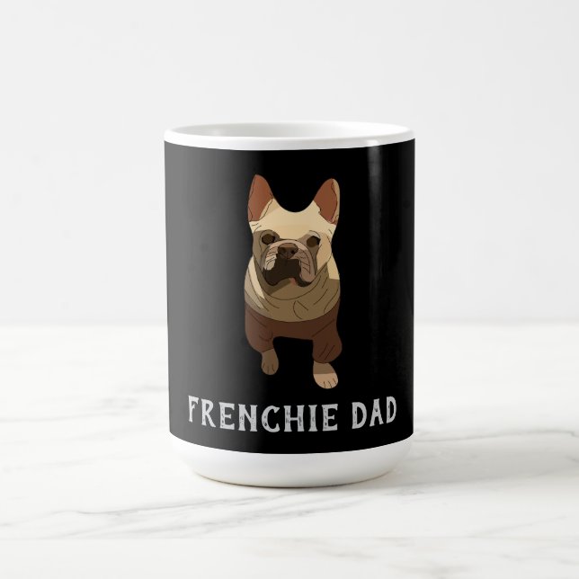 Fransk Bulldog, Frenchie Pappa Kaffemugg (Center)