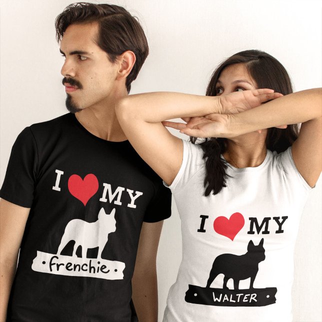 Fransk Bulldog Frenchie T-shirt (Skapare uppladdad)