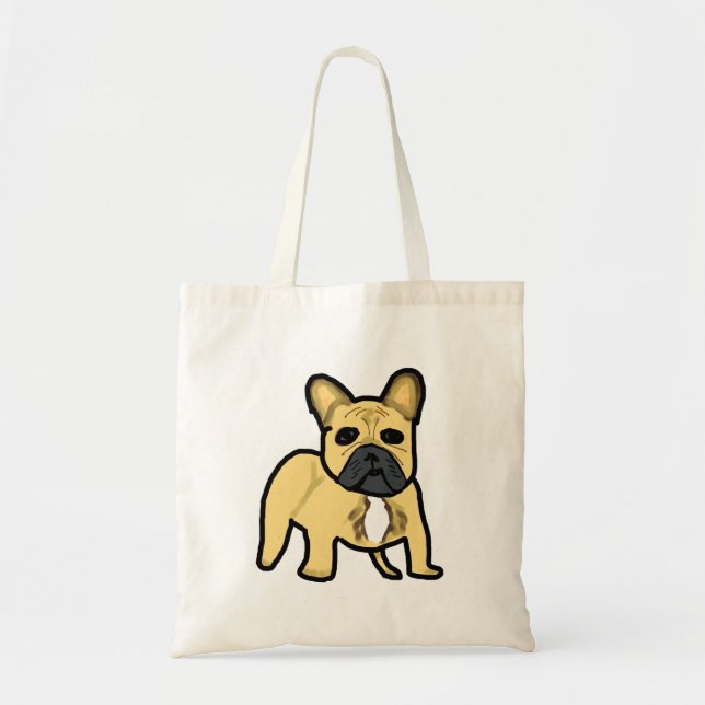 Fransk Bulldog Frenchie Tygkasse (Framsidan)