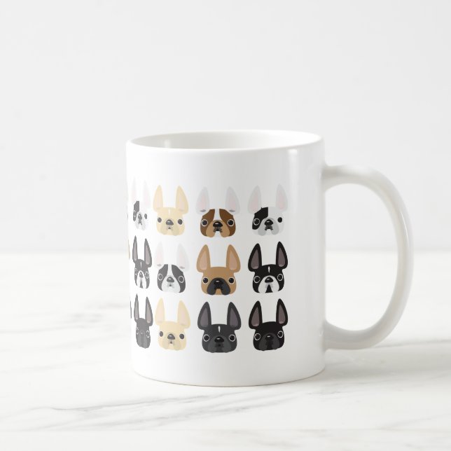 Fransk Bulldog & Friends Mugg (Höger)
