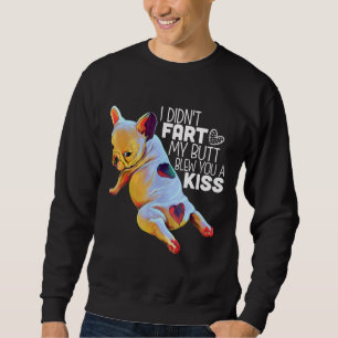 Fransk Bulldog Funny 78 Lång Ärmad Tröja