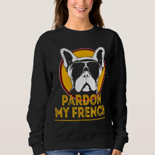 Fransk Bulldog Funny Frenchie Hundägare Pardon My T Shirt