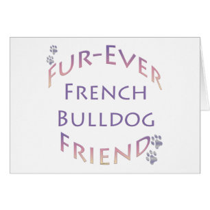 Fransk Bulldog Furever Hälsningskort