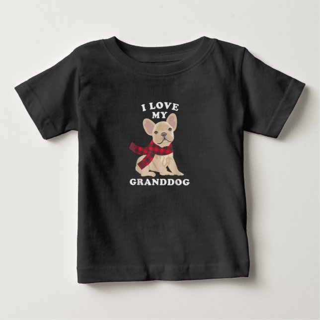 fransk bulldog | gåva från morma julafton t shirt (Framsida)