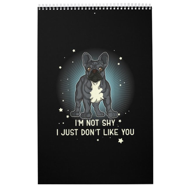 Fransk Bulldog ger kvinnor Manar barn Kalender (Omslag)