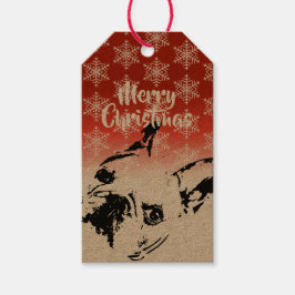 Fransk Bulldog Gift Märkre Presentetikett