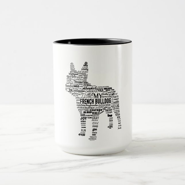 Fransk Bulldog Gift Mugg (Center)