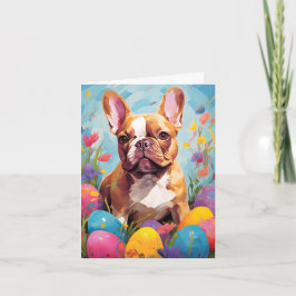Fransk Bulldog Glad påsk Kort