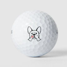 Fransk Bulldog Golf Bollar