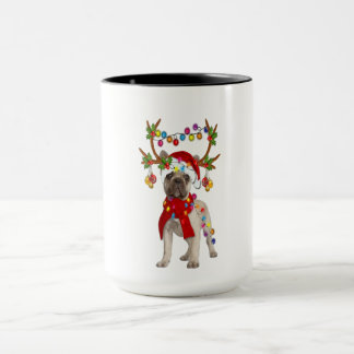 Fransk Bulldog Gorgous Reindeer jul Gift Mugg
