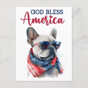 Fransk Bulldog, Gud välsigne Amerika vykort