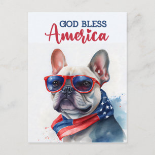 Fransk Bulldog, Gud välsigne Amerika vykort
