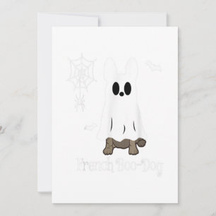 Fransk Bulldog Halloween Fransk Boo-Dog Present Julkort