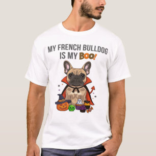 Fransk Bulldog Halloween-kostym Min franska bulldo T Shirt