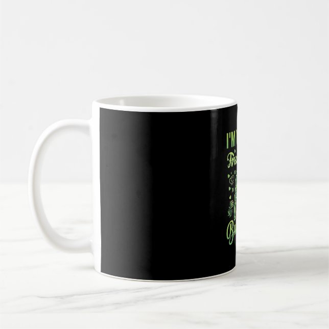 Fransk Bulldog Halloween Macaron Eiffeltornet_1 Kaffemugg (Vänster)