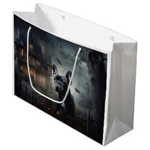 Fransk Bulldog Halloween Scary