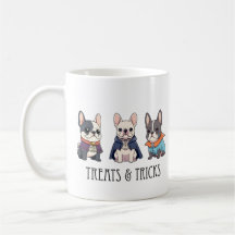 Fransk Bulldog halloween treats & tricks