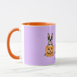 Fransk Bulldog Happy halloween Mugg
