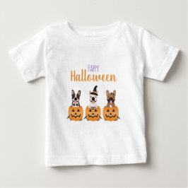 Fransk Bulldog Happy halloween T Shirt
