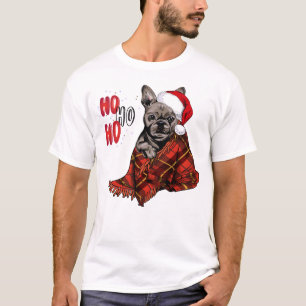 Fransk Bulldog Ho Ho Ho T-Shirt