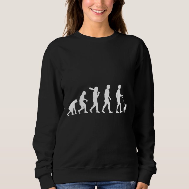 Fransk Bulldog Human Evolution T Shirt (Framsida)