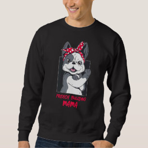 Fransk Bulldog Hund aveln Clothes Bulldog Mamma Lång Ärmad Tröja