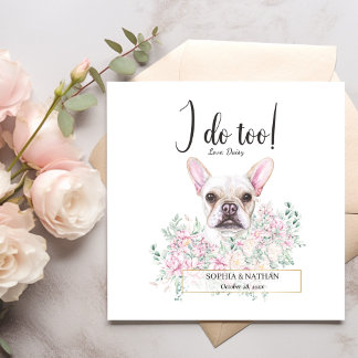 Fransk Bulldog Hund Cocktail Napkins Pappersservett