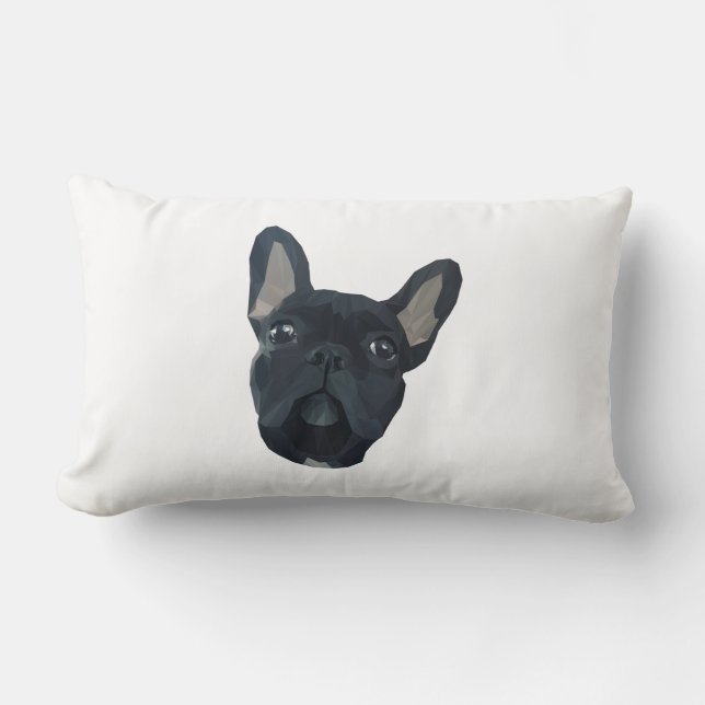 Fransk Bulldog Hund Husdjur Djur Lumbarkudde (Framsida)