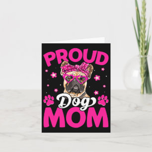Fransk Bulldog Hund Mamma Rott Bun Mors Dag Kort