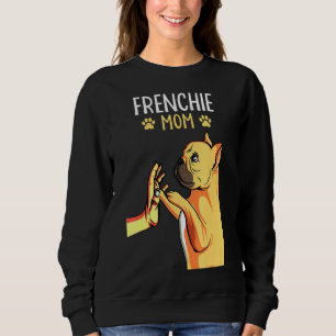 Fransk Bulldog Hund Mamma Womens T Shirt