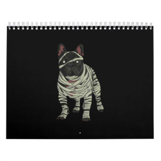 Fransk Bulldog Hund Mummy Halloween Gift Kalender