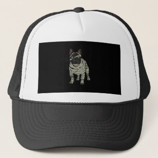 Fransk Bulldog Hund Mummy Halloween Gift Keps