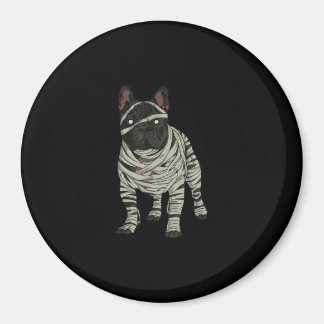 Fransk Bulldog Hund Mummy Halloween Gift Magnet