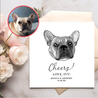 Fransk Bulldog Hund Personlig Cheers Pappersservett