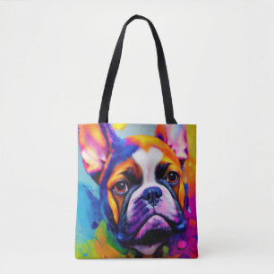Fransk Bulldog Hund Pet Cute Adsible Animal Compan Tygkasse