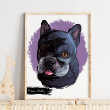 Fransk Bulldog Hund Porträtt | Pet Porträtt