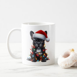 Fransk Bulldog Hund Puppy jul Kaffemugg