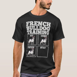 Fransk Bulldog Hund Trainer T Shirt