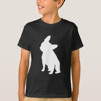 Fransk Bulldog huvud Lutningsapparat, frenchie Hea T Shirt