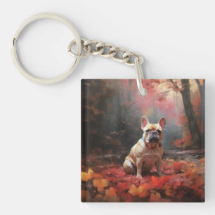 Fransk Bulldog i Höst löv Fall Inspire