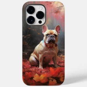 Fransk Bulldog i Höst löv Fall Inspire