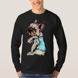 Fransk Bulldog I Kärlek Mamma Tattoo Bulldog Mamma T Shirt